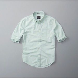 Men's Oxfords Shirt Muscle Fit Long Sleeve
